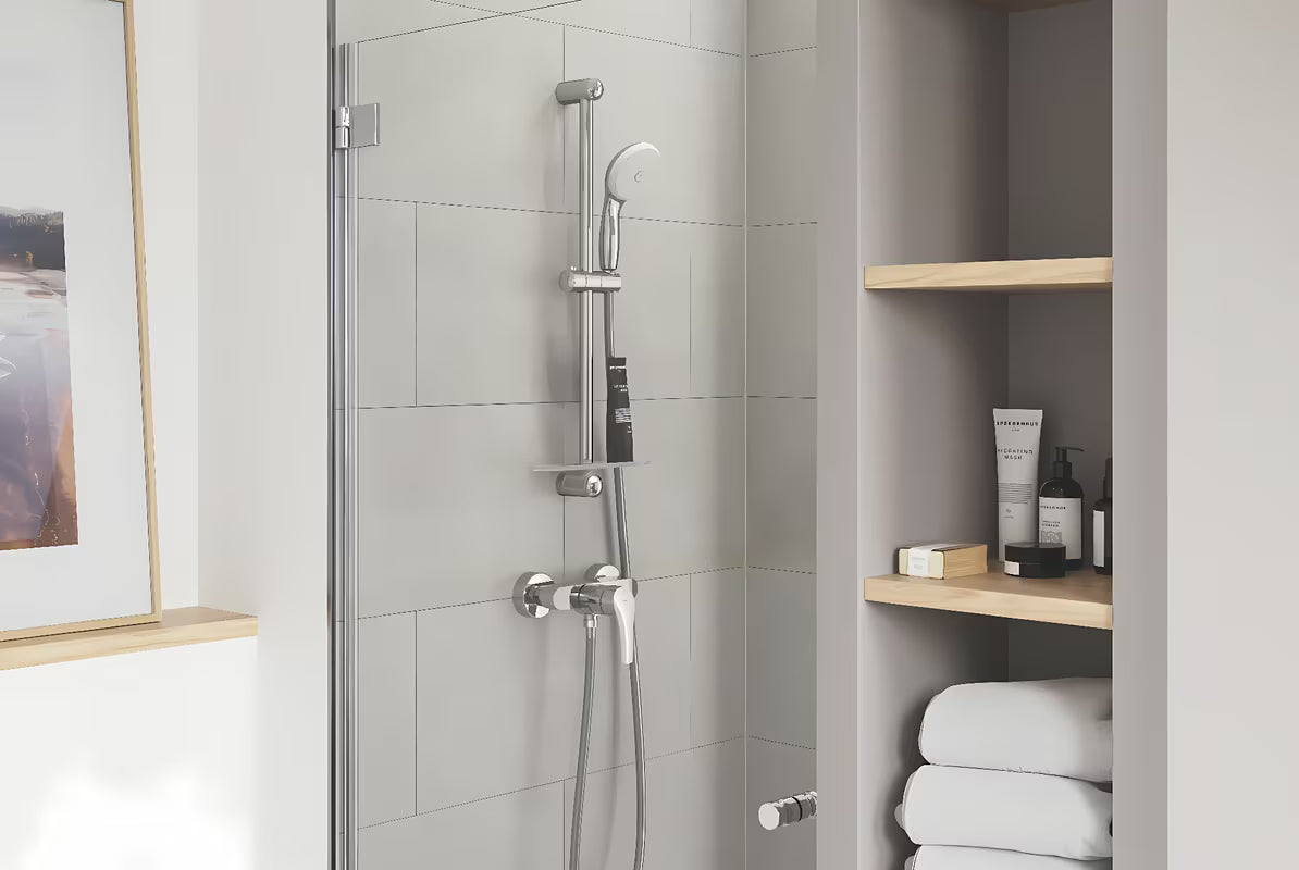 Grohe Eurosmart New jednouchwytowa ścienna bateria prysznicowa w wykończeniu chrom