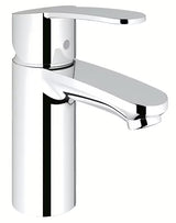 Chromowana bateria umywalkowa Grohe Eurostyle Cosmopolitan z dźwignią i technologią oszczędzania wody EcoJoy.