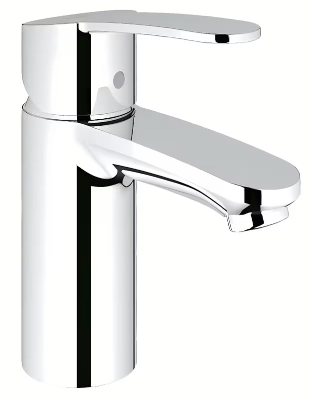 Chromowana bateria umywalkowa Grohe Eurostyle Cosmopolitan z dźwignią i technologią oszczędzania wody EcoJoy.