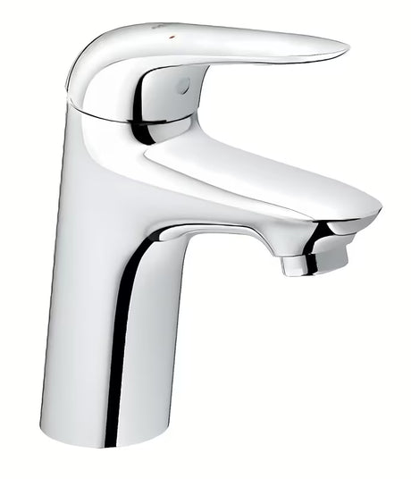 Jednouchwytowa bateria umywalkowa Grohe Eurostyle New w wykończeniu chrom z metalową dźwignią