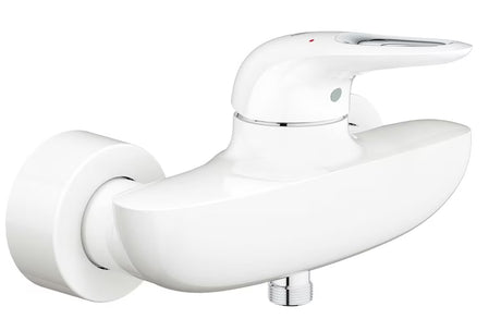 Grohe Eurostyle New jednouchwytowa ścienna bateria prysznicowa w wykończeniu Moon White chrom