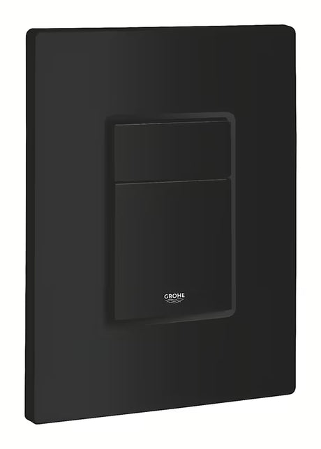 Przycisk spłukujący Grohe Even w wykończeniu matt black z podwójnym spłukiwaniem