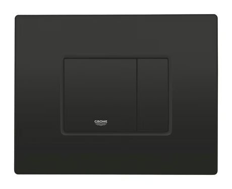 Przycisk spłukujący Grohe Even w wykończeniu matt black z podwójnym spłukiwaniem