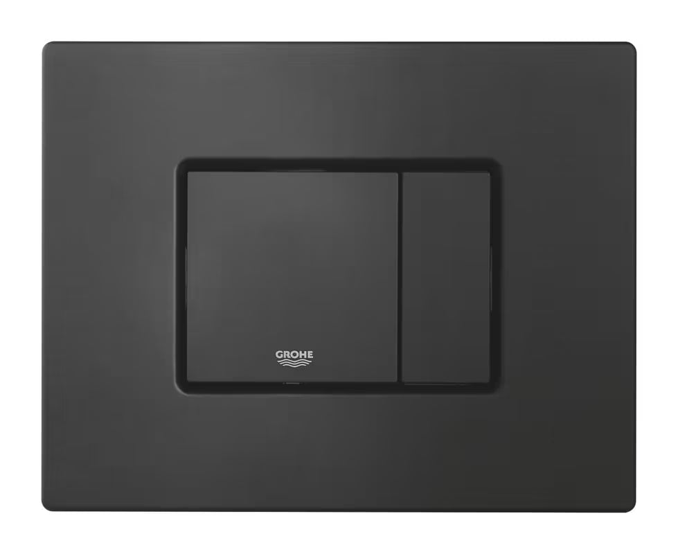 Przycisk spłukujący Grohe Even w kolorze matowej czerni phantom black