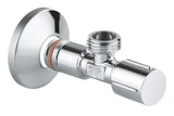 Zawór kątowy Grohe Universal z metalowym uchwytem i rozetą, DN 15
