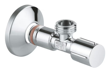 Zawór kątowy Grohe Universal z metalowym uchwytem i rozetą, DN 15