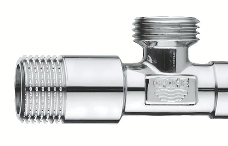 Zawór kątowy Grohe Universal z metalowym uchwytem i rozetą, DN 15