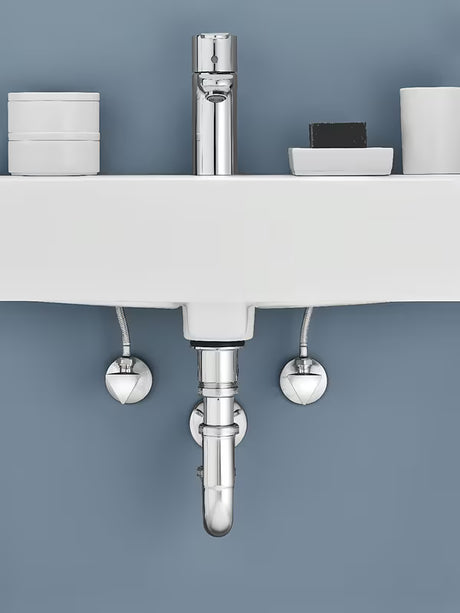 Zawór kątowy Grohe pro do montażu ściennego z komorą smarową 1/2 i powłoką Grohe StarLight