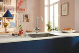 Chromowana bateria zlewozmywakowa Grohe Blue Pure 2022 z oddzielną dźwignią pro filtrowanej wody
