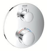 Podtynkowa termostatyczna bateria prysznicowa Grohe w wykończeniu chrom