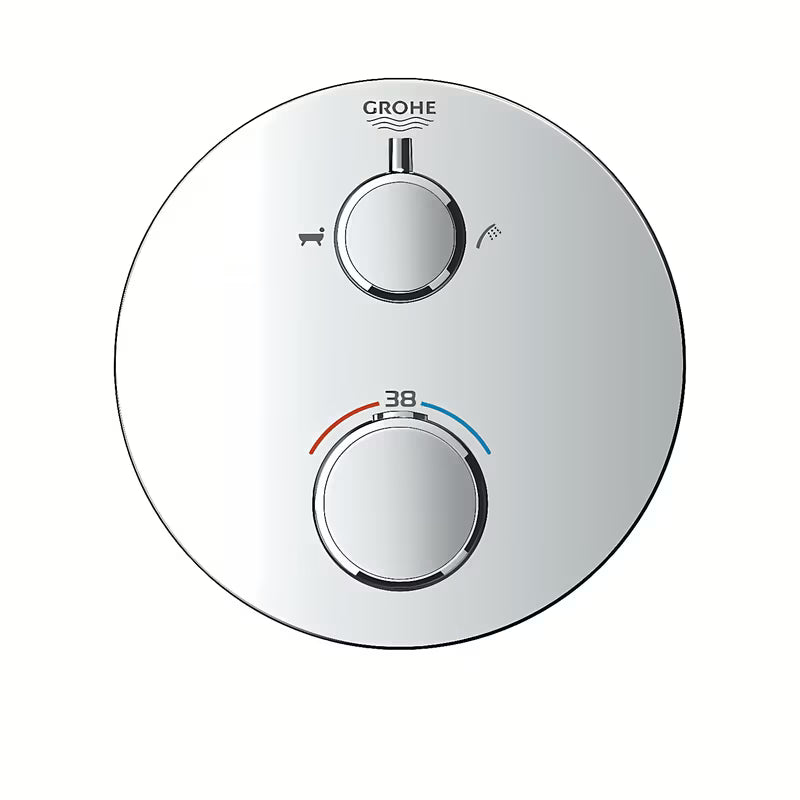Podtynkowa termostatyczna bateria prysznicowa Grohe w wykończeniu chrom