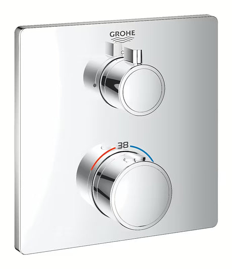 Grohe Grohtherm podtynkowa termostatyczna bateria prysznicowa w wykończeniu chrom