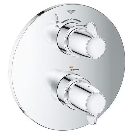 Podtynkowa termostatyczna bateria prysznicowa Grohe Grohtherm w wykończeniu chrom.