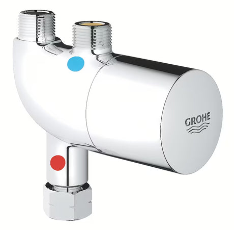 Zabezpieczenie przed oparzeniem Grohe Grohtherm Micro pro dla bezpieczniejszego korzystania z ciepłej wody