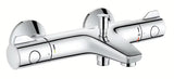 Termostatyczna ścienna bateria wannowa Grohe Grohtherm 800 w chromie z przełącznikiem wanna/prysznic.
