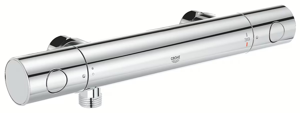 Chromowany ścienna termostatyczna bateria prysznicowa Grohe Grohtherm 800 Cosmopolitan