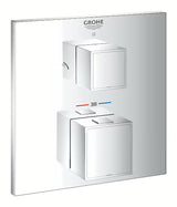 Podtynkowa termostatyczna bateria prysznicowa Grohe Grohtherm Cube w wykończeniu chrom