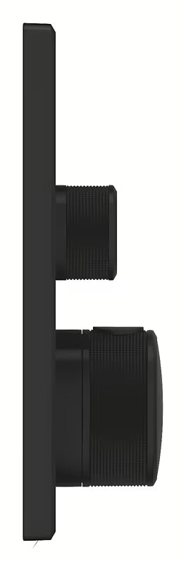 Podtynkowa termostatyczna bateria prysznicowa Grohe Grohtherm smartcontrol w wykończeniu phantom black