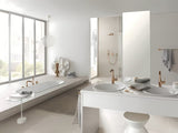 Podtynkowa termostatyczna bateria prysznicowa Grohe Grohtherm smartcontrol w wariancie warm sunset ze sterowaniem smartcontrol