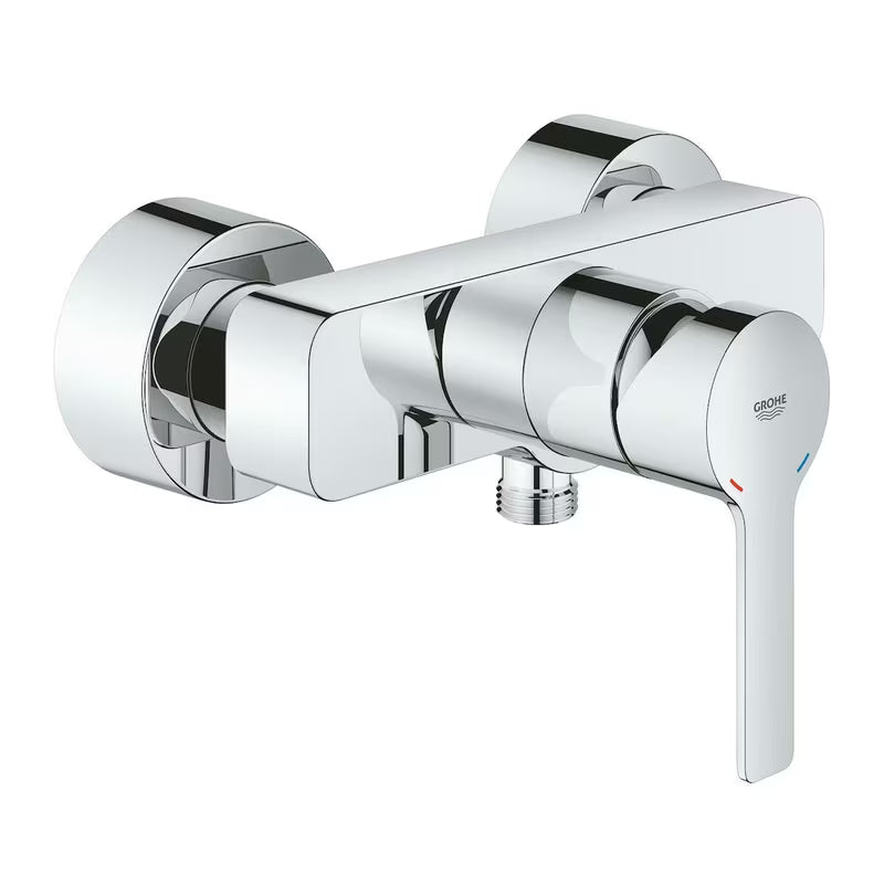 Ścienna jednouchwytowa bateria prysznicowa Grohe Lineare w wykończeniu chrom
