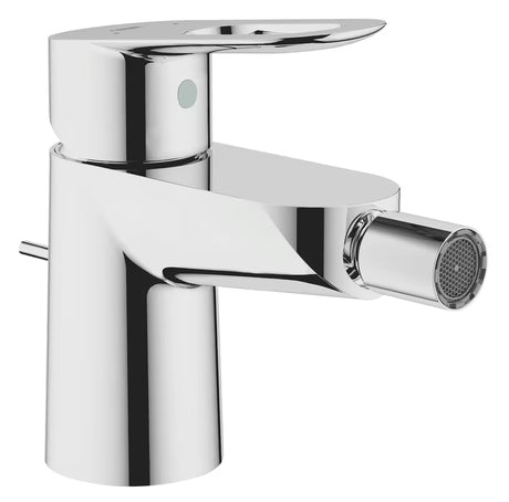 Chromowana bateria bidetowa Grohe Loop z dźwignią i korkiem spustowym