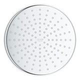 Chromowana deszczownica  Grohe New Tempesta 210 ze strumieniem Rain oraz technologiami DreamSpray i SpeedClean.