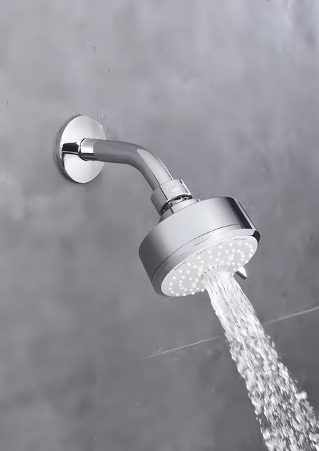 Chromowana deszczownica  Grohe New Tempesta Cosmopolitan z czterema strumieniami i oszczędnym przepływem