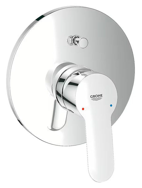 Podtynkowa prysznicowa i bateria wannowa Grohe Project w wykończeniu chrom z dźwignią