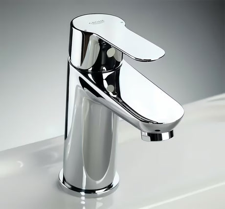 Grohe Project jednouchwytowa stojąca bateria umywalkowa z odpływem w wykończeniu chrom