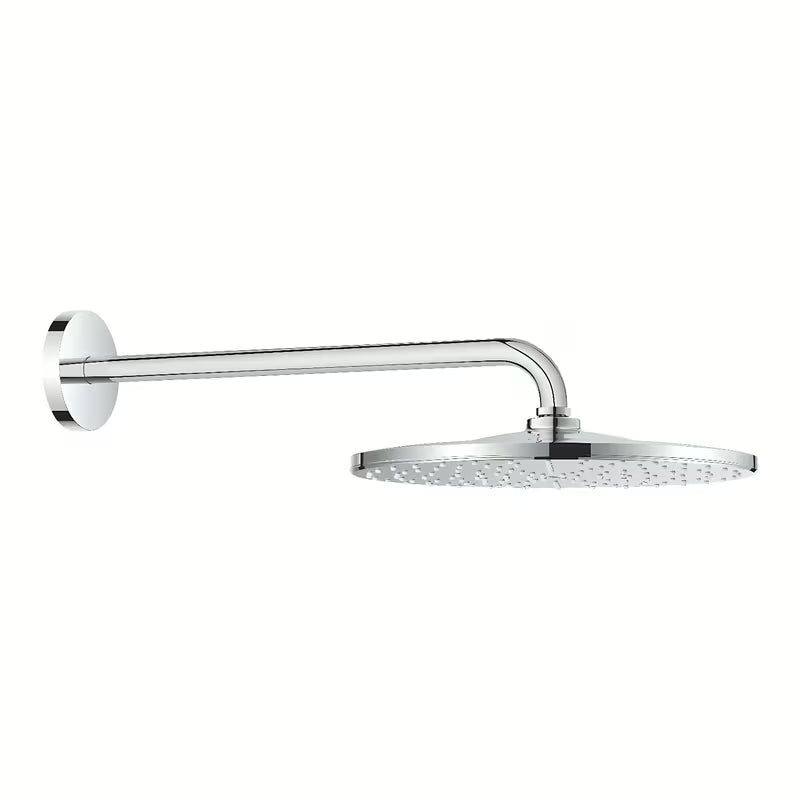 Chromowana deszczownica  Grohe Rainshower 310 Mono wraz z naściennym ramieniem prysznicowym