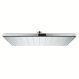 Chromowana deszczownica  Grohe Rainshower 310 Mono Cube o kwadratowym kształcie i strumieniu PureRain.
