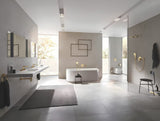 Przyłącze kątowe Grohe Rainshower neutral z okrągłą rozetą w wykończeniu Cool Sunrise