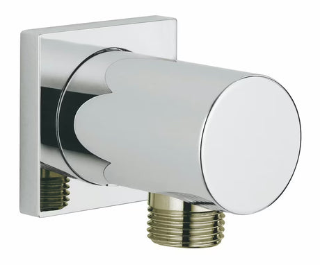 Grohe Rainshower neutral przyłącze kątowe w chromie z kwadratową rozetą