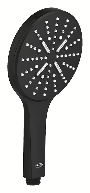 Słuchawka prysznicowa słuchawka prysznicowa Grohe Rainshower Smartactive phantom black z 3 strumieniami i sterowaniem SmartTip
