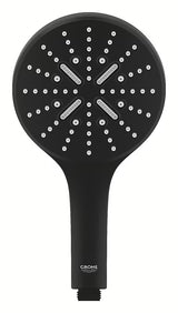 Słuchawka prysznicowa słuchawka prysznicowa Grohe Rainshower Smartactive phantom black z 3 strumieniami i sterowaniem SmartTip