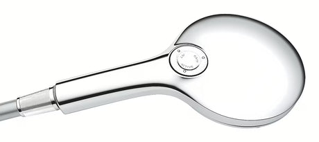 Chromowana słuchawka prysznicowa Grohe Rainshower smartactive z 3 funkcjami i średnicą 13