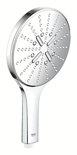 Chromowana słuchawka prysznicowa Grohe Rainshower 150 SmartActive z trzema strumieniami i sterowaniem SmartTip