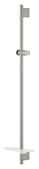 Drążek prysznicowy Grohe Rainshower smartactive 900 mm z półką EasyReach w wykończeniu supersteel
