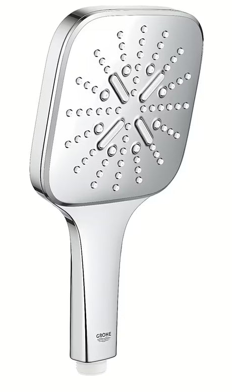Słuchawka prysznicowa Grohe Rainshower 130 SmartActive Cube w chromie, z trzema rodzajami strumienia