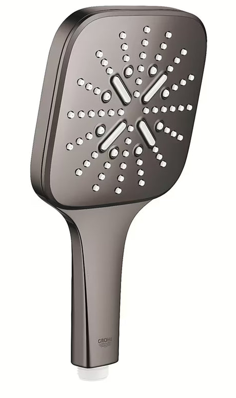 Słuchawka prysznicowa Grohe Rainshower 130 SmartActive Cube w wykończeniu hard graphite