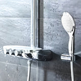 Grohe Rainshower smartcontrol system prysznicowy z baterią termostatyczną w chromie z deszczownicą 360 mm i słuchawką prysznicową