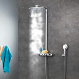 Grohe Rainshower smartcontrol system prysznicowy z baterią termostatyczną w chromie z deszczownicą 360 mm i słuchawką prysznicową