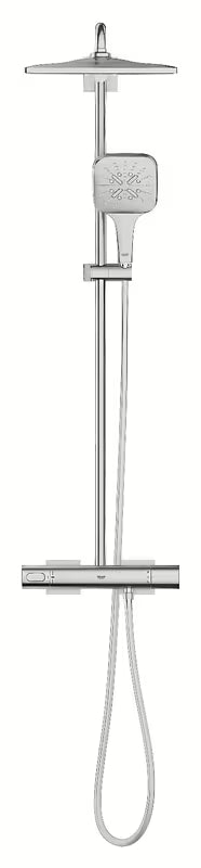 Grohe Rainshower System prysznicowy z baterią termostatyczną w wykończeniu supersteel