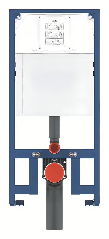 Grohe Rapid SL Slim stelaż podtynkowy do WC z fabrycznie zamontowanym stalowym stelażem pro do lekkich ścianek działowych