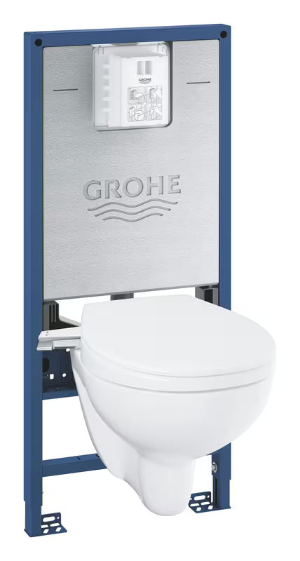 System instalacyjny Grohe Rapid SLX z podtynkowym zbiornikiem pro miska WC wisząca i przygotowaniem pro toalety myjącej