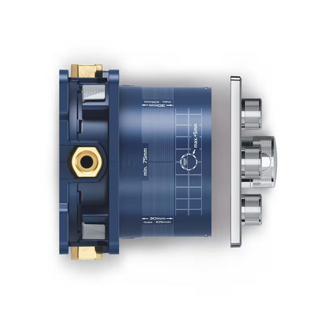 Element podtynkowy Grohe Rapido smartbox ze stabilnym boxem podtynkowym i osłoną ochronną