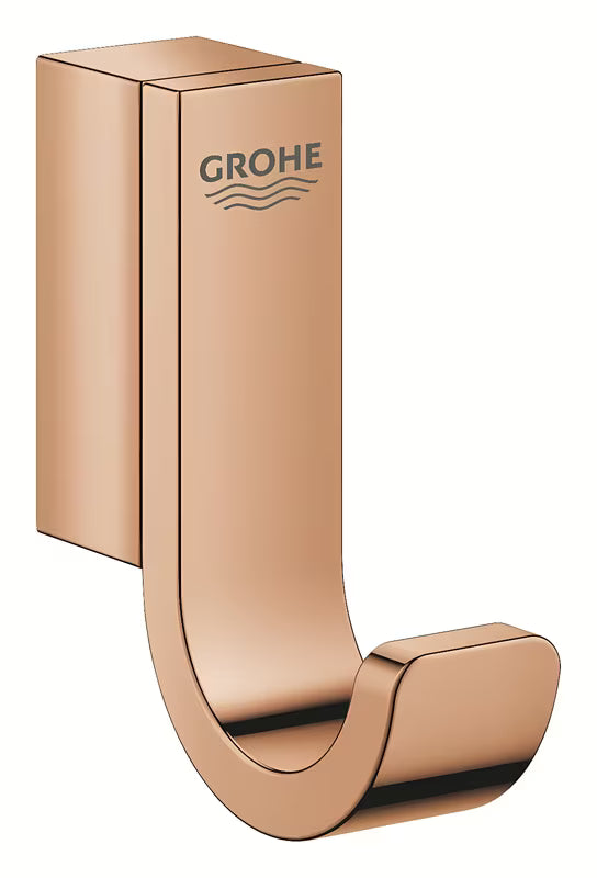 Metalowy haczyk na szlafrok haczyk Grohe Selection w wykończeniu warm sunset z ukrytym mocowaniem