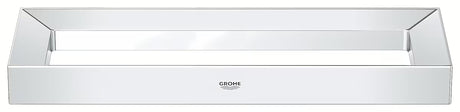 Chromowany wieszak na ręcznik Grohe Selection Cube z ukrytym mocowaniem ściennym