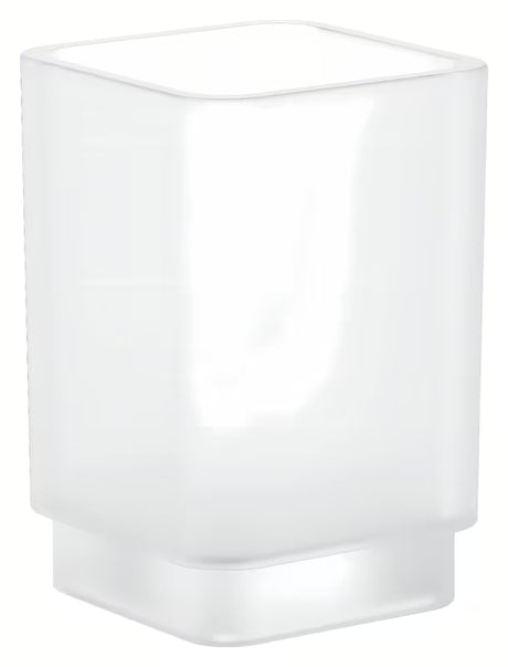 Szklana szklanka Grohe Selection Cube na szczoteczki i pastę do zębów do łazienki