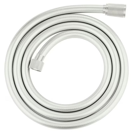 Wąż prysznicowy Grohe Silverflex w wykończeniu Supersteel z obrotową końcówką Twistfree i zabezpieczeniem AntiFold.